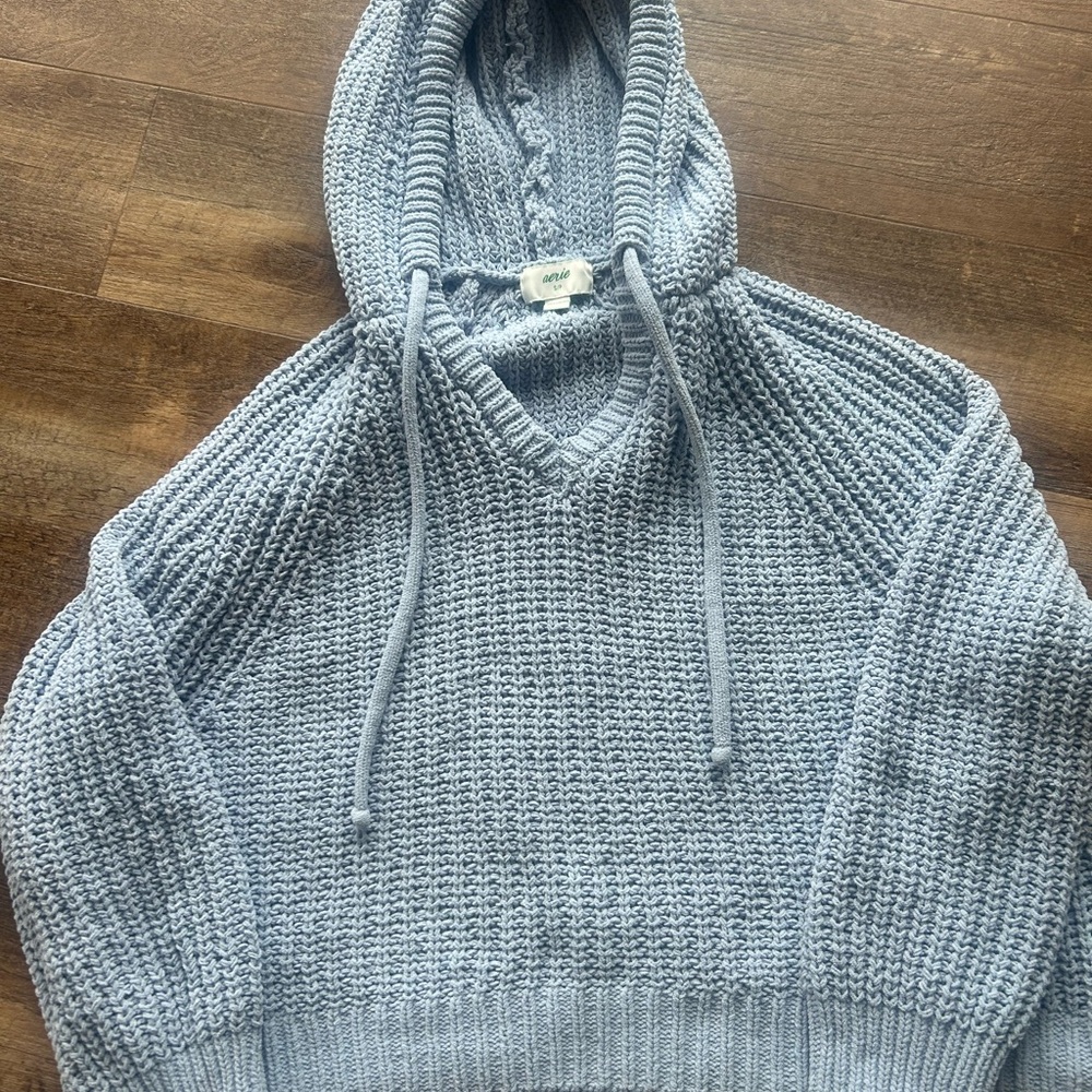 Hoodie Sweater by Aerie - light blue